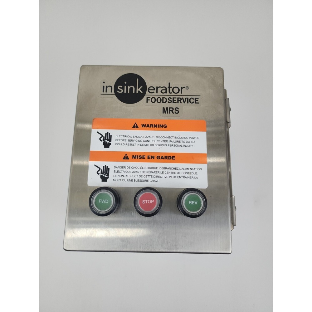 InSinkErator MRS-14 3-Button Switch Manual Reverse Control Center 120V 1-PH